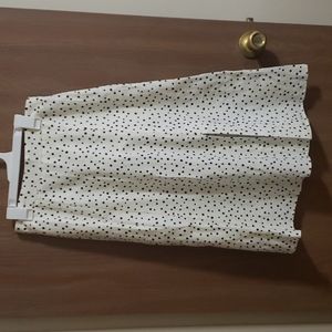 Polka dot A line skirt